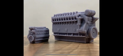 N Gauge Class 60 Engine (Single Pack) - Unpainted Model Kit