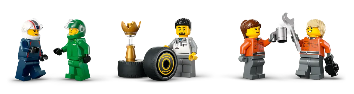 Lego City F1® Truck with RB20 & AMR24 F1® Cars - 60445