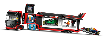 Lego City F1® Truck with RB20 & AMR24 F1® Cars - 60445