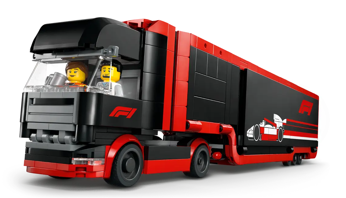 Lego City F1® Truck with RB20 & AMR24 F1® Cars - 60445