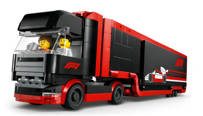 Lego City F1® Truck with RB20 & AMR24 F1® Cars - 60445