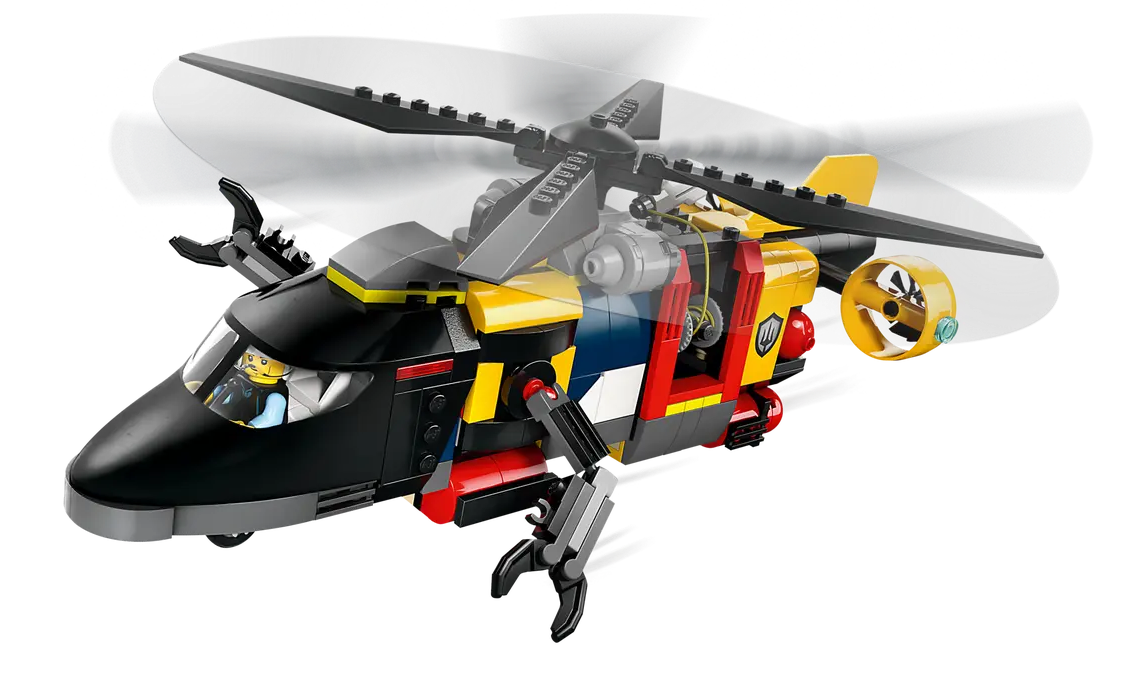 Lego City Helicopter, Fire Truck & Submarine Remix - 60462