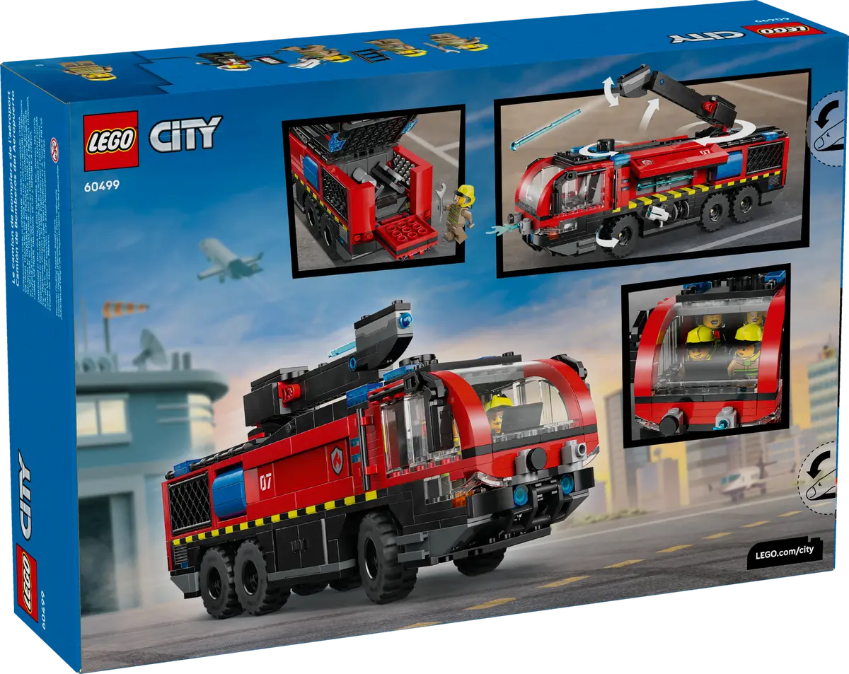 Lego City Airport Fire Truck - 60499