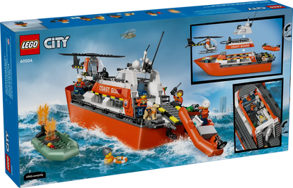 Lego City Coast Guard Rescue Boat & Helicopter - 60504