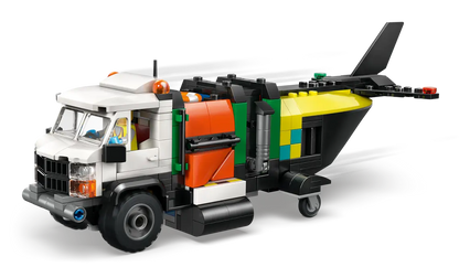 Lego City Airplane, Service Truck & Hovercraft Remix - 60505