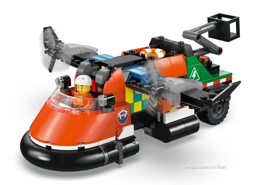 Lego City Airplane, Service Truck & Hovercraft Remix - 60505