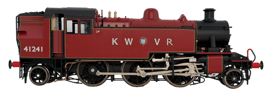 LHT-S-041-008S Ivatt Class 2 2-6-2T 41241 KWVR Crimson (As Preserved) Steam Locomotive - DCC Sound