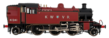 LHT-S-041-008D Ivatt Class 2 2-6-2 2T 41241 KWVR Crimson (As Preserved) Steam Locomotive - DCC Fitted