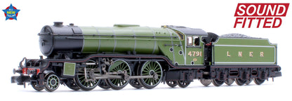 LNER V2 4791 LNER Lined Green (Original) Steam Locomotive - DCC Sound