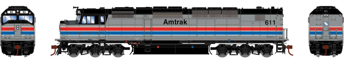 SDP40F Locomotive Amtrak Phase II #611 Diesel Locomotive