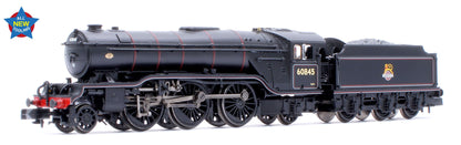 LNER V2 60845 BR Lined Black (Early Emblem) Steam Locomotive