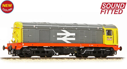 371-039ASF Class 20/0 Disc Headcode 20104 BR Railfreight (Red Stripe) Diesel Locomotive - DCC Sound