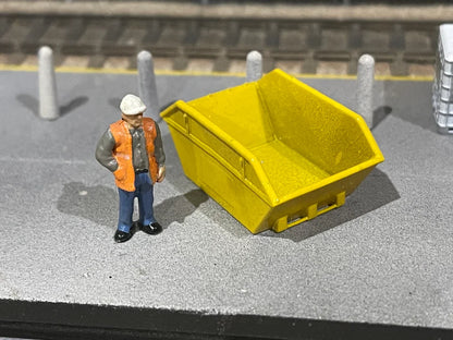 OO Gauge Small Skips (Pack of 2) - Unpainted