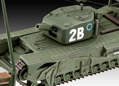 Model Set Churchill A.V.R.E. (1:76 Scale) Model Kit