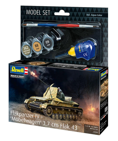 Model Set Flakpanzer IV "Möbelwagen" 3.7cm Flak Model Kit