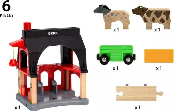 BRIO World Animal Barn