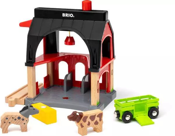 BRIO World Animal Barn