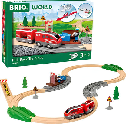 36102 BRIO World Railway Set Pull Back Train Set