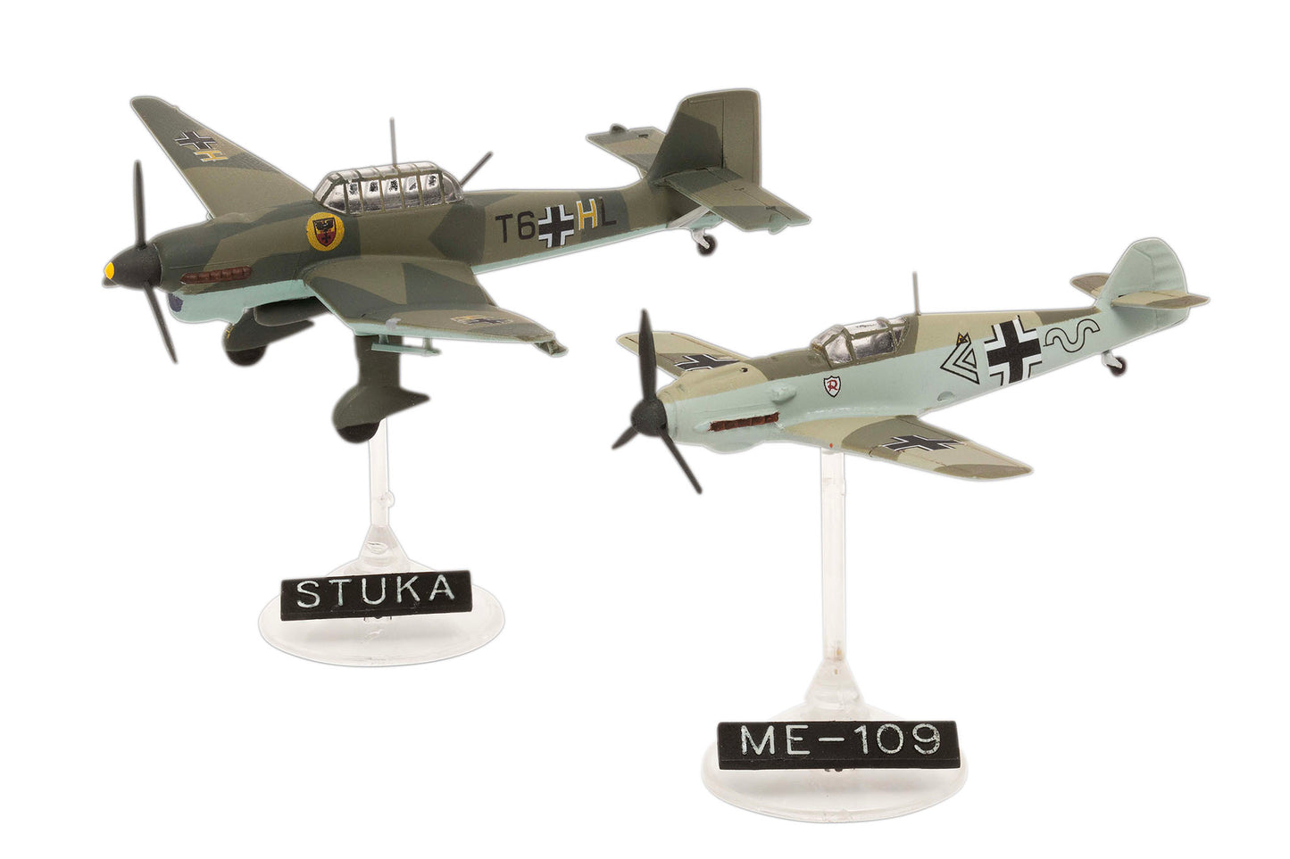Model Set Messerschmitt Bf109E & Ju87B Stuka