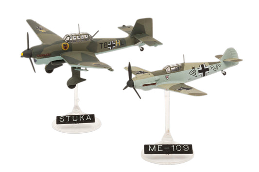 Model Set Messerschmitt Bf109E & Ju87B Stuka