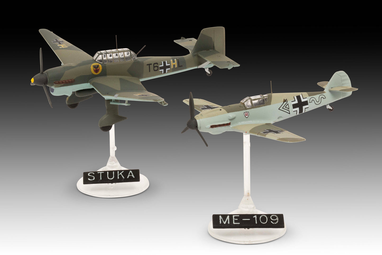 Model Set Messerschmitt Bf109E & Ju87B Stuka