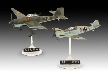 Model Set Messerschmitt Bf109E & Ju87B Stuka