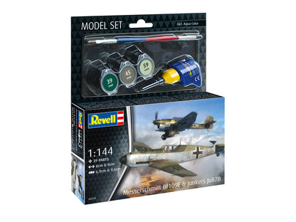 Model Set Messerschmitt Bf109E & Ju87B Stuka