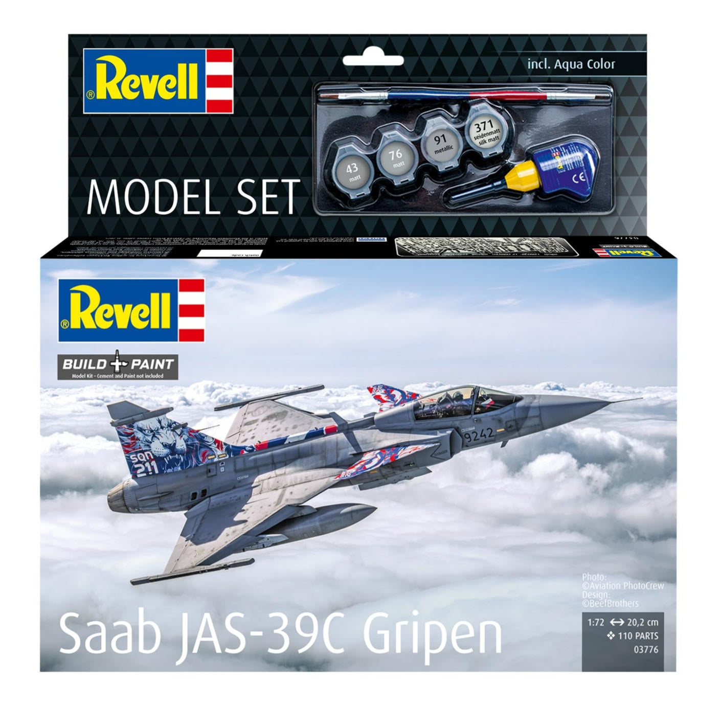 Model Set Saab JAS-39C Gripen Model Kit