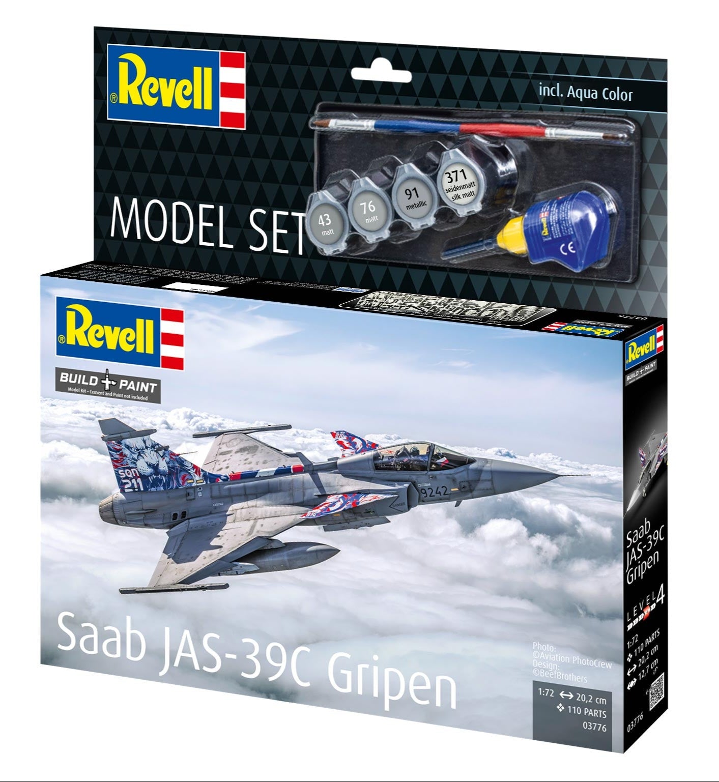 Model Set Saab JAS-39C Gripen Model Kit