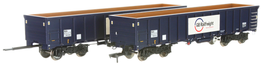 4F-025-022 MJA  GBRF  Bogie Box Wagon 502059 & 060