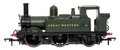 GWR 517 Class 0-4-2 1159 G.W. Green 'Great Western' Steam Locomotive - DCC Sound
