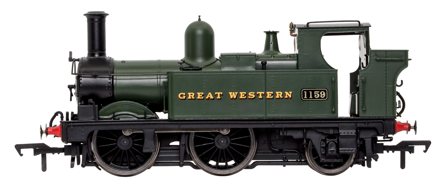 GWR 517 Class 0-4-2 1159 G.W. Green 'Great Western' Steam Locomotive - DCC Fitted