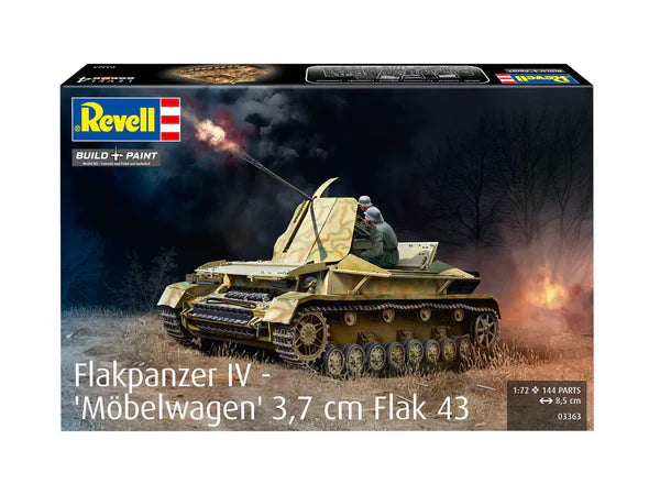 03363 Flakpanzer IV - "Möbelwagen" 3.7 cm Flak 43 Model Kit