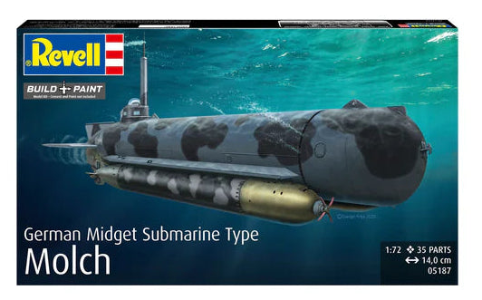 German Midget Submarine Type Molch Model Kit