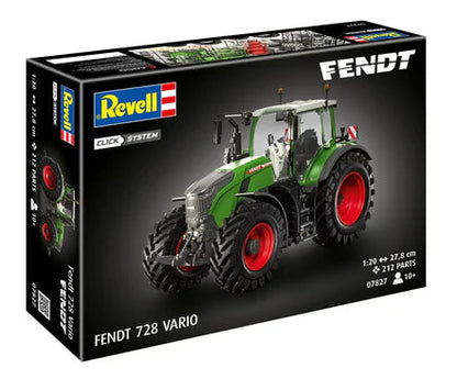 07827 Fendt 728 Vario Tractor (easy-click) Model Kit