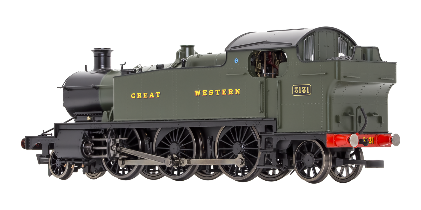 Large Prairie 3131 GWR Green Great Western Steam Locomotive