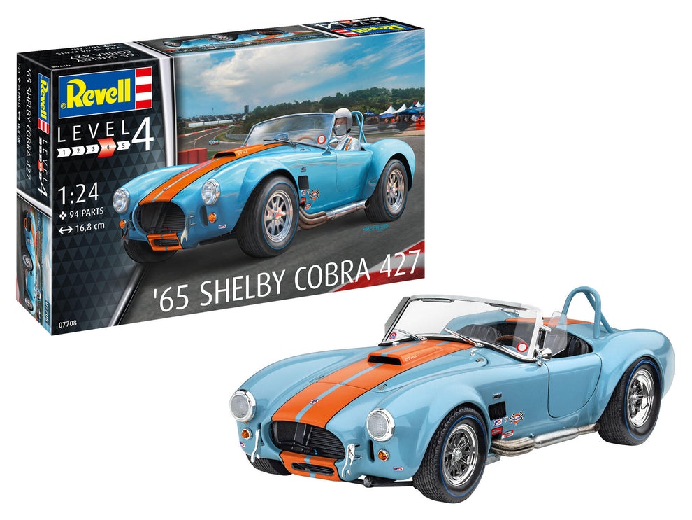 Revell 07708 65 Shelby Cobra 427 Model Kit – Rails