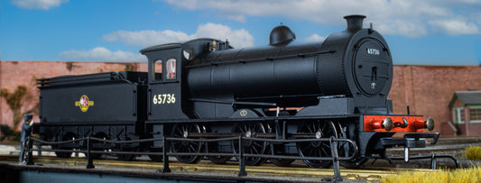 Class J26 BR Black (Late) 0-6-0 Steam Locomotive No.65736 DCC Sound Fitted