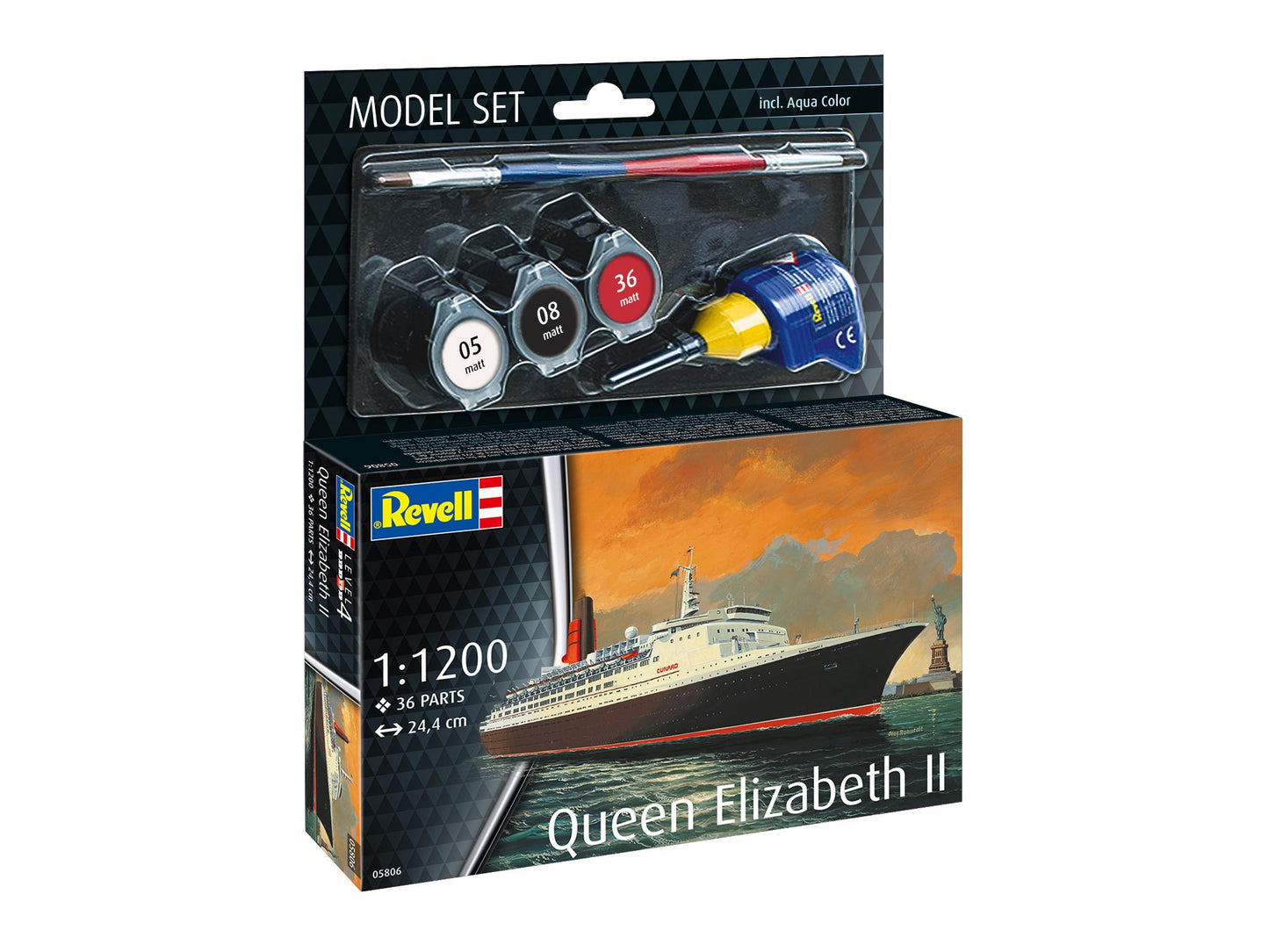 Model Set Queen Elizabeth 2 Model Kit