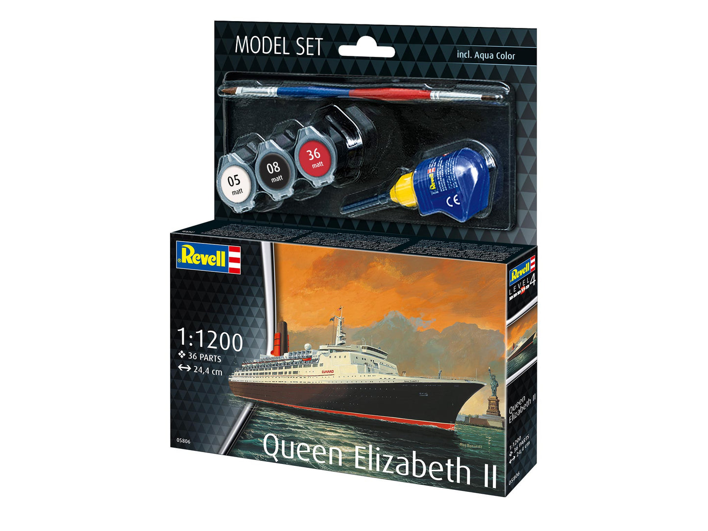 Model Set Queen Elizabeth 2 Model Kit