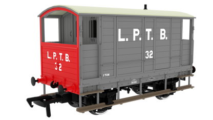 820017 LSWR/WD 20T Brake Van - No. 32 LPTB Grey