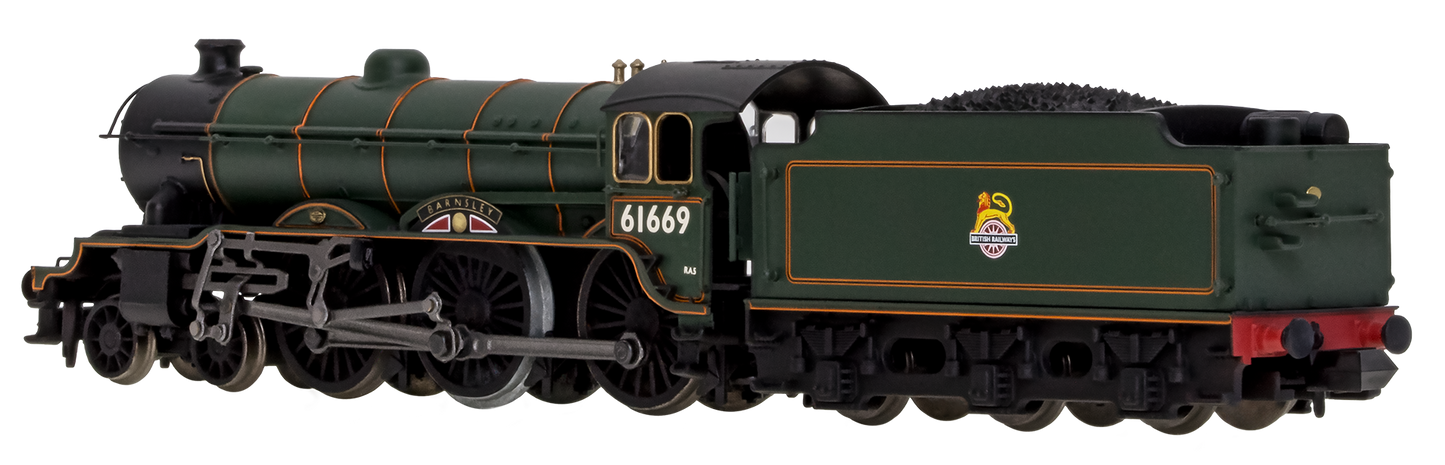 B17 Easterling Set 61669 BR Early Crest & 4 Gresley Crimson & Cream Coaches