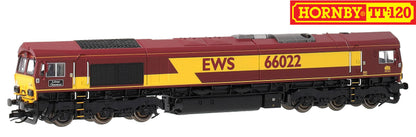 TT3030M EWS Class 66 Lafarge Charnwood 66022 Diesel Locomotive