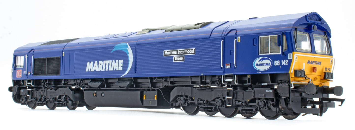 Class 66 DB Maritime Blue No.66142 Diesel Locomotive