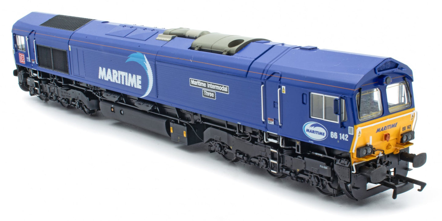 Class 66 DB Maritime Blue No.66142 Diesel Locomotive