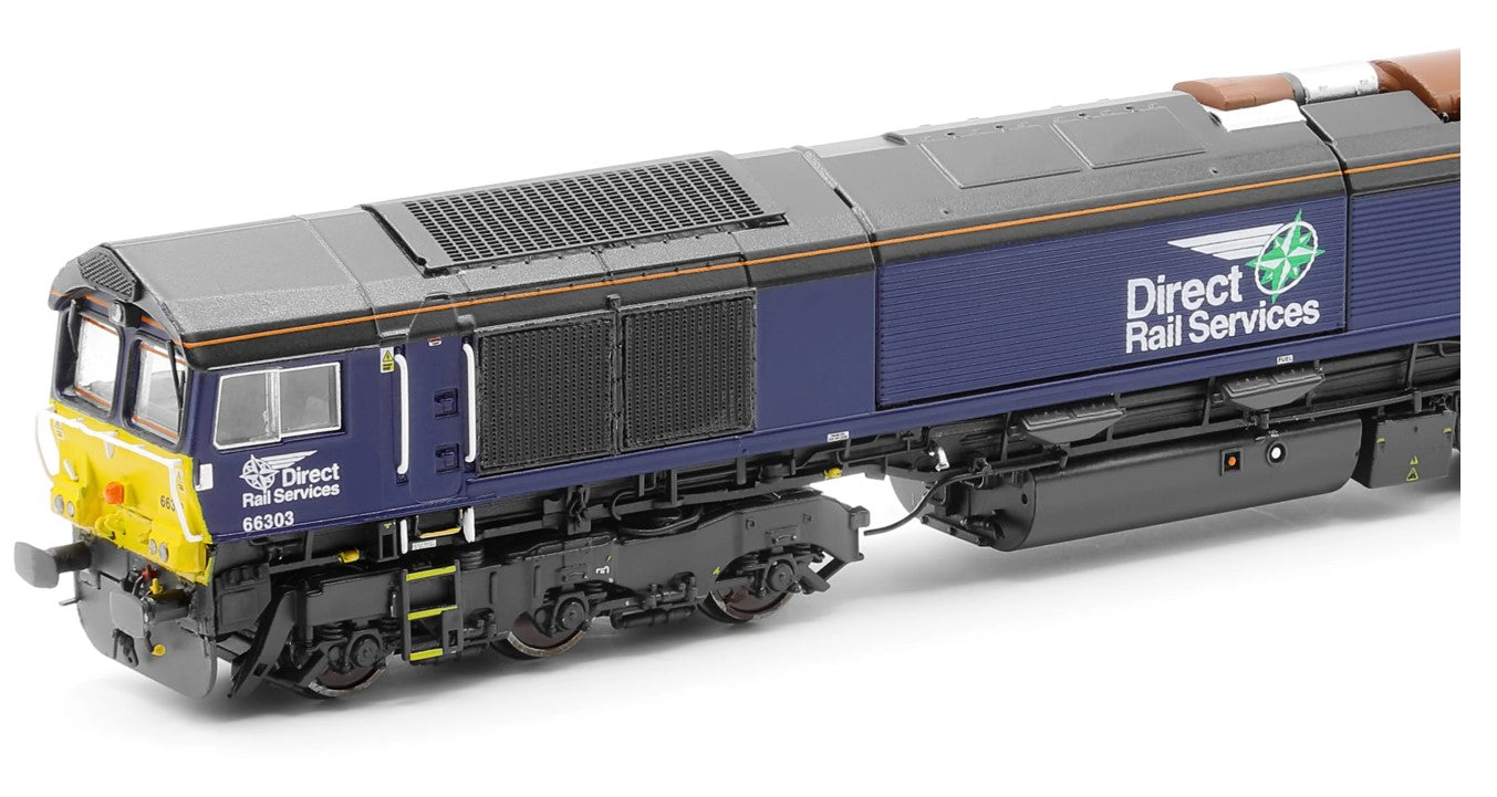 Class 66 66303 DRS Plain Diesel Locomotive - DCC Sound