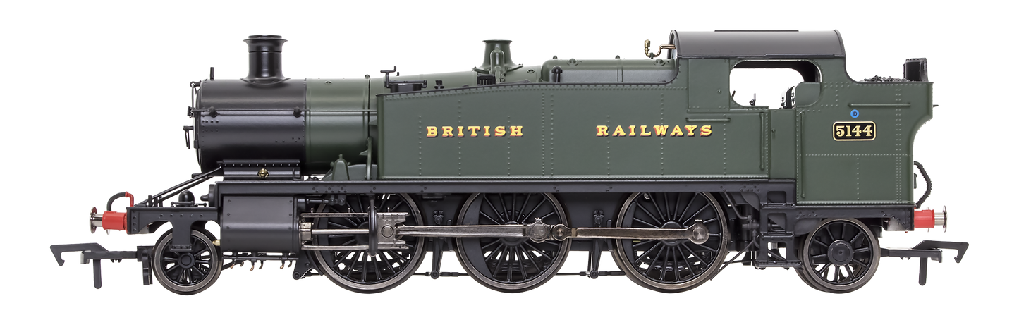 Large Prairie 5144 GWR Green British Railways Steam Locomotive