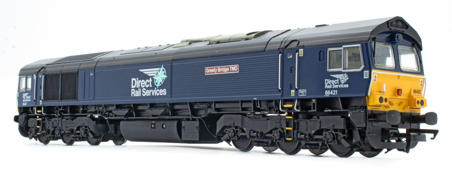 Class 66 DRS No.66421 Diesel Locomotive - DCC Sound