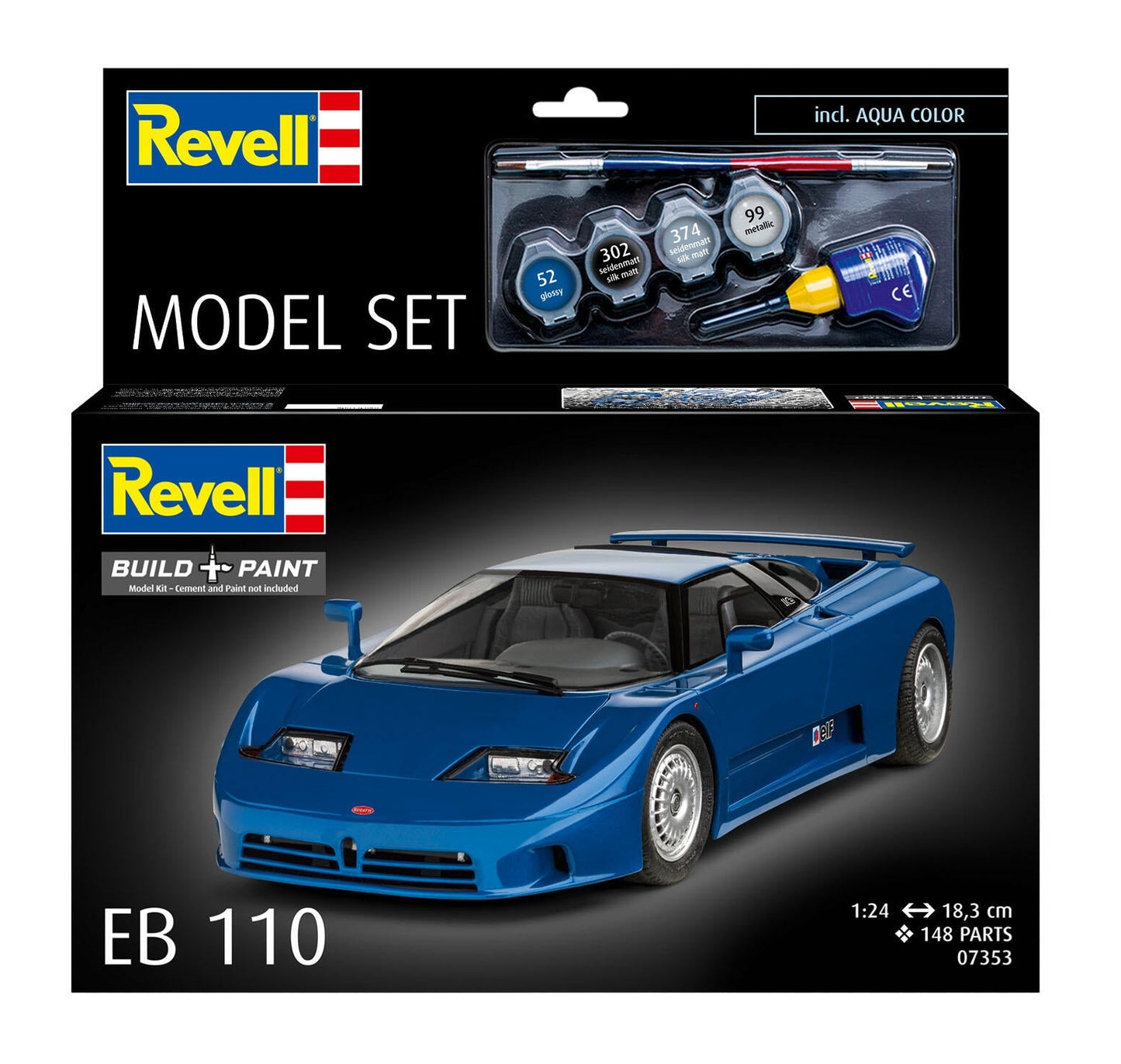 Model Set Bugatti EB110 Model Kit