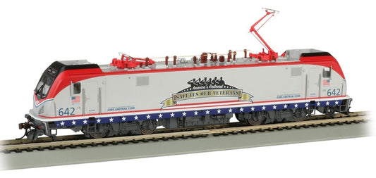 Siemens ACS-64 - Amtrak #642 'Salutes Our Veterans' Electric Locomotive - DCC Sound